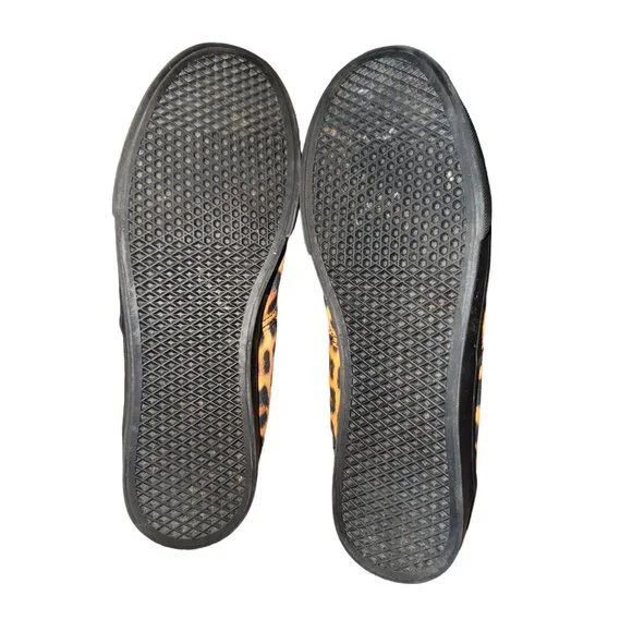 Vans Cheetah Print Lace Up Sneakers Men Size 6.5 - Picture 8 of 8